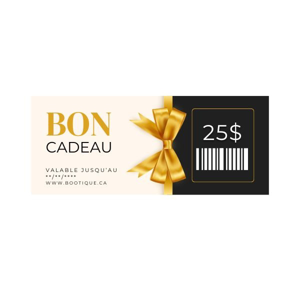 Certificat cadeau de 25$