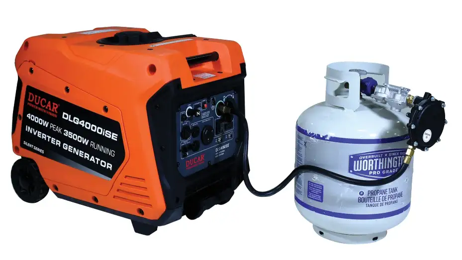 Génératrice Ducar DLG4000iSE "inverter" Dual Fuel, Propane et essence